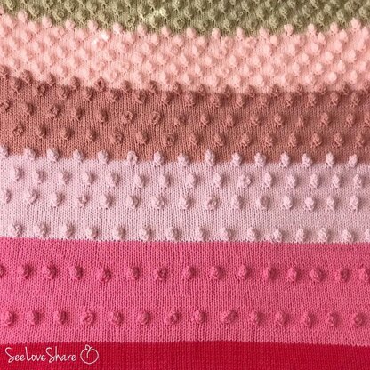 All the Bobbles Baby Blanket