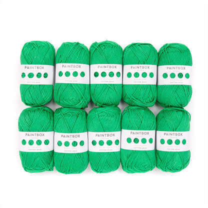 Paintbox Yarns Cotton Aran - Macaron Green (670) 100% Cotton - Yarn.com