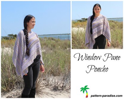 Window Pane Poncho 14-151