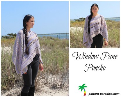 Window Pane Poncho PDF14-151