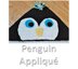 Penguin Face Applique