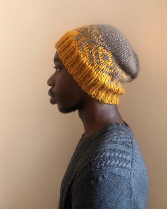 Autumn scene beanie