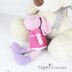 Toy crochet pattern of Sleepy Bunny