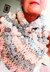 Bubbles collar scarf