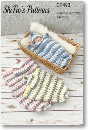 Baby Cocoon Crochet Pattern # 493
