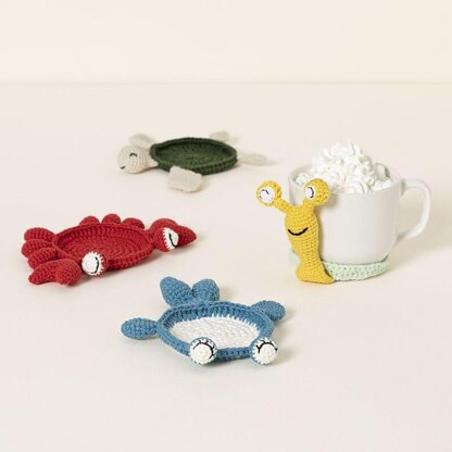 Crab Coaster - Easiest Crochet Patterns - Crochet Patterns for Beginners