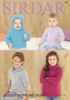 Sweaters in Sirdar Snuggly Snowflake Chunky - 4726 - Downloadable PDF