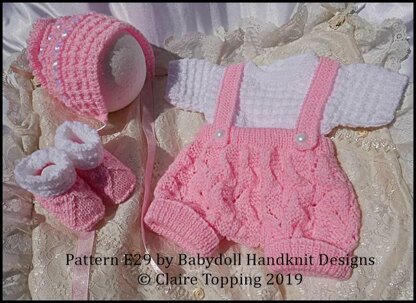 Traditional Shorts & Shirt Set 16-22” dolls/newborn/0-3m baby