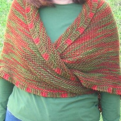 Simple Colorplay Shawl