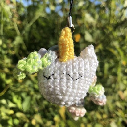 Unicorn Head Keychain