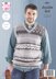 Mens Sweater & Tank Top Knitted in King Cole Fjord DK - 5651 - Downloadable PDF