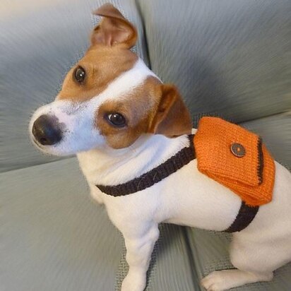 Dog Backpack - knitting pattern