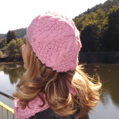 Pink Winter Hat - knitting pattern