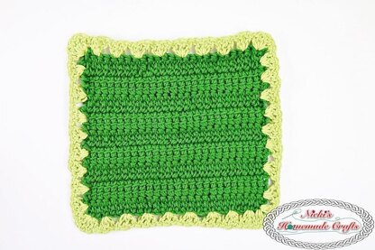 Linked Crochet Washcloth