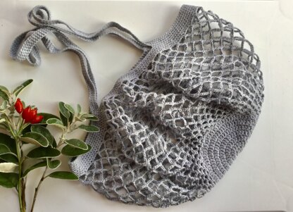 Net crochet market bag