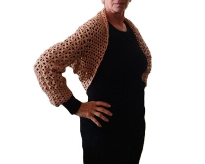 Promenade of Posies Bolero Shrug