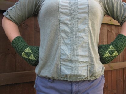 Triforce mitts, Legend of Zelda