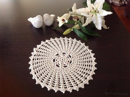 Crochet Placemat & Coaster Set N 111