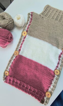 Kids Poncho Circular knitting machine