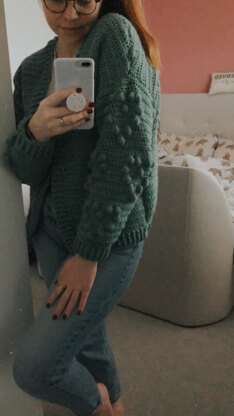 Bobble Heart Cardigan