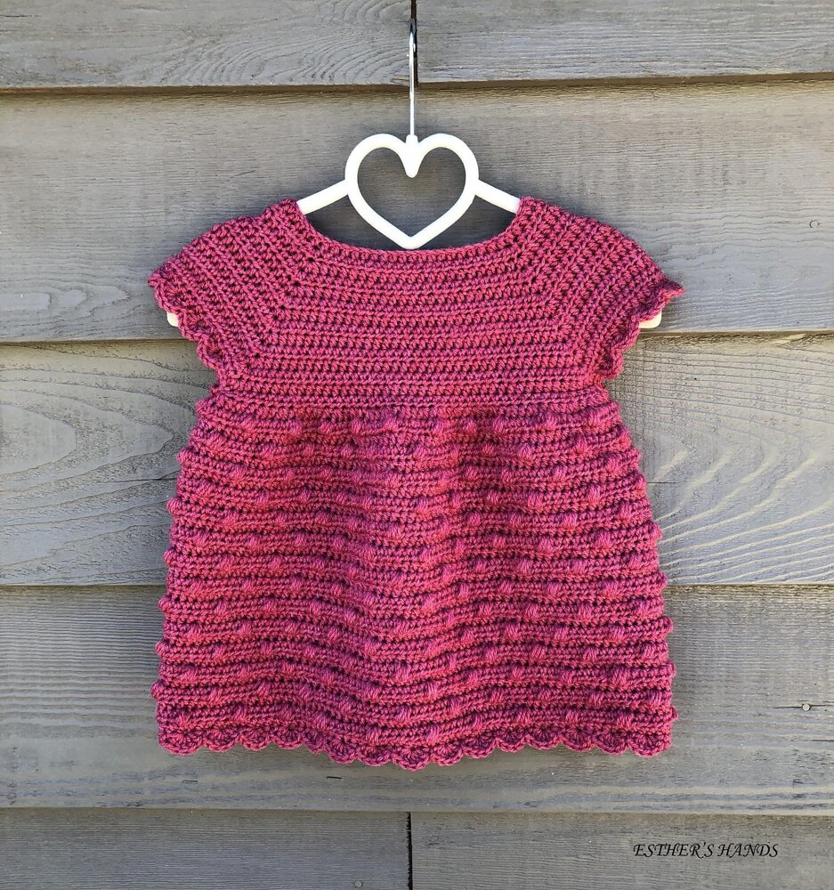 Frilly Dress Crochet Pattern | Crochet baby girl dress, Crochet baby dress, Crochet  baby clothes