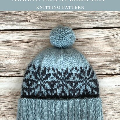 Nordic Snowflake Hat