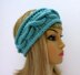 Tatyana Hat and Headband  with 3D Cables