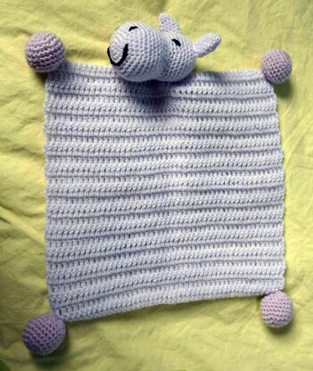 Crochet Pattern Cuddle Cloth Hippo Lulu!