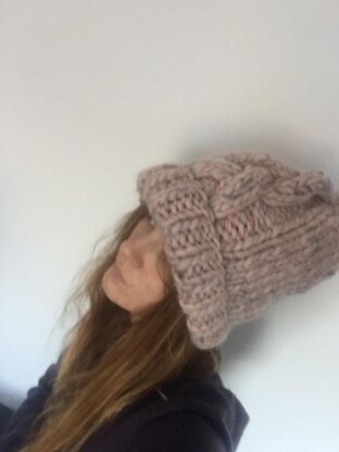 Chunky Cable Winter Hat