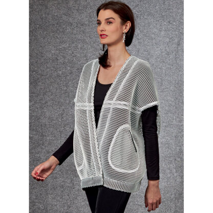 Vogue Misses' Vest V1690 - Paper Pattern, Size A ONE SIZE