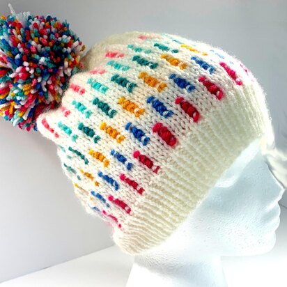 Flecks of Color Hat