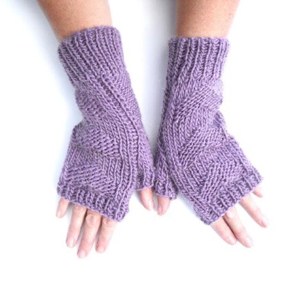 3 hearts fingerless gloves