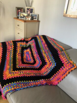 Retro Granny Blanket