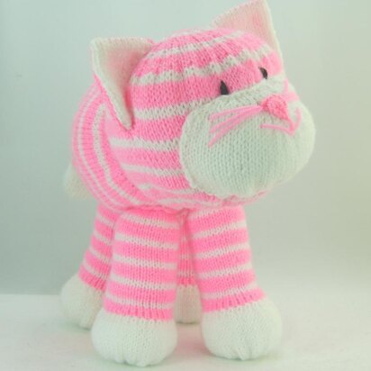 Cuddles The Cat Toy - knitting pattern