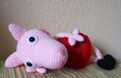 Crochet Pattern for the  Pig with Pep!