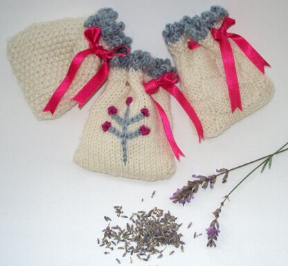 Knitted Lavender Bags