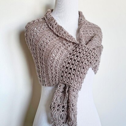 Blissful Dropped Stitch Scarf