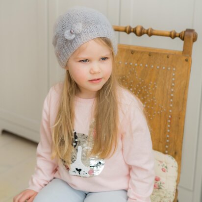 Slouchy hat Iris - knitting pattern