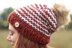 Chunky Stripes Knit Beanie