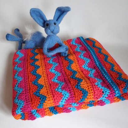Shelby Baby Blanket UK Crochet terms