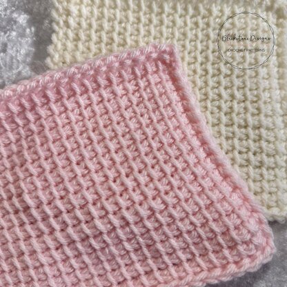 Tunisian Simple Stitch Afghan Square