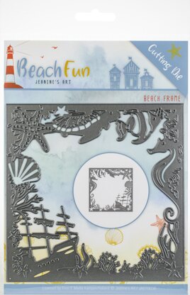Find It Trading Jeanine's Art Die - Beach Frame, Beach Fun
