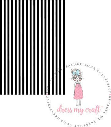 Dress My Craft Stencil A4 - Straight Lines