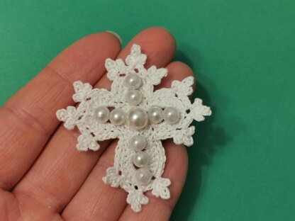 Cross Christening favor pattern