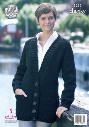 Jackets in King Cole Big Value Chunky - 3253 - Leaflet