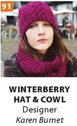 Winterberry Hat and Cowl Set