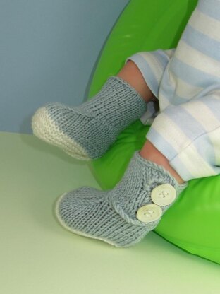 Baby 2 Button Booties