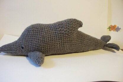 Plush Dolphin Pillow