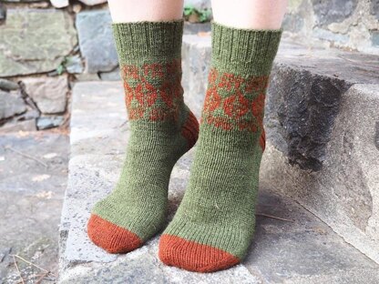 Crimson Forest Socks