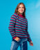 Paintbox Yarns Be Bold Bubble Stitch Sweater PDF (Free)